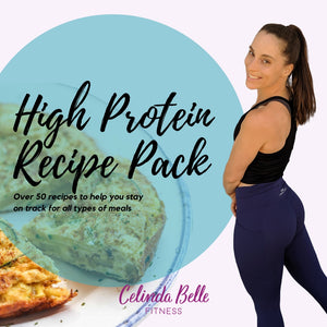 High Protein Recipe Ebook Pack Includes Calories & Macros