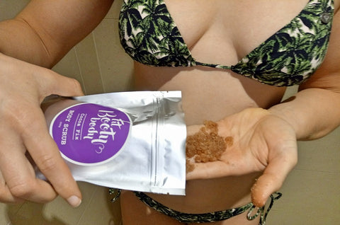 How to use your Fit Booty Body scrub...