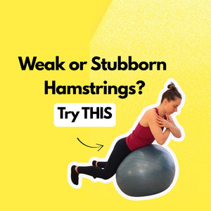 How to Activate Your Hamstrings with a Stability Ball (Feet Up on the Wall)