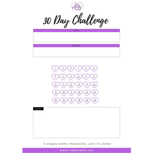 NEW Fitness Planner & Accountability Tracker - Printable