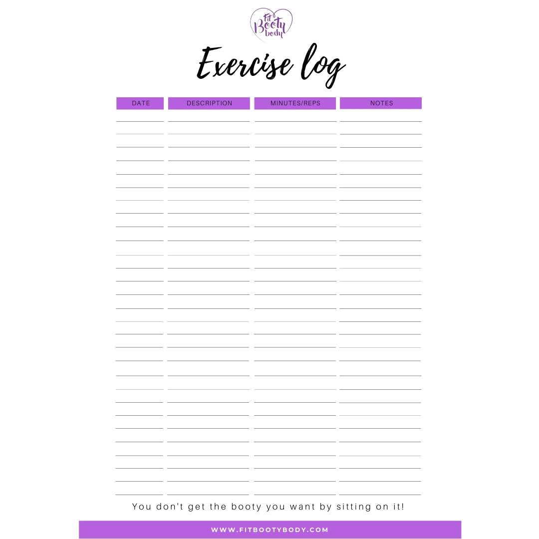 NEW Fitness Planner & Accountability Tracker - Printable