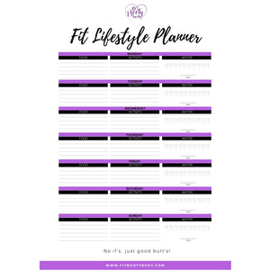 NEW Fitness Planner & Accountability Tracker - Printable