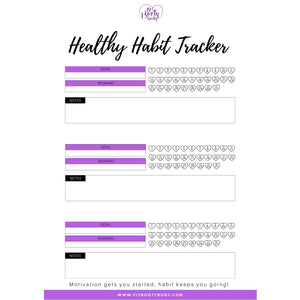 NEW Fitness Planner & Accountability Tracker - Printable