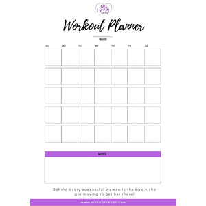 NEW Fitness Planner & Accountability Tracker - Printable